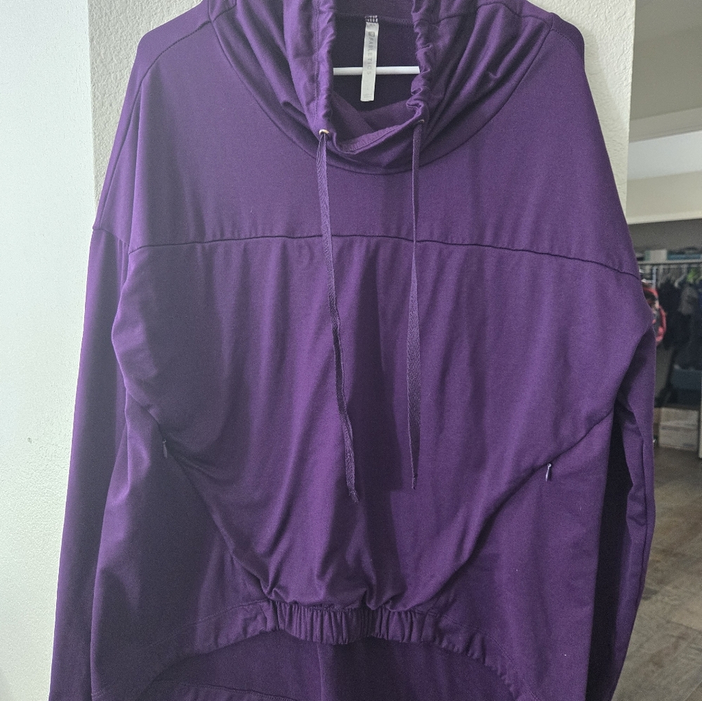 Fabletics Women's Purple Sweatshirt L